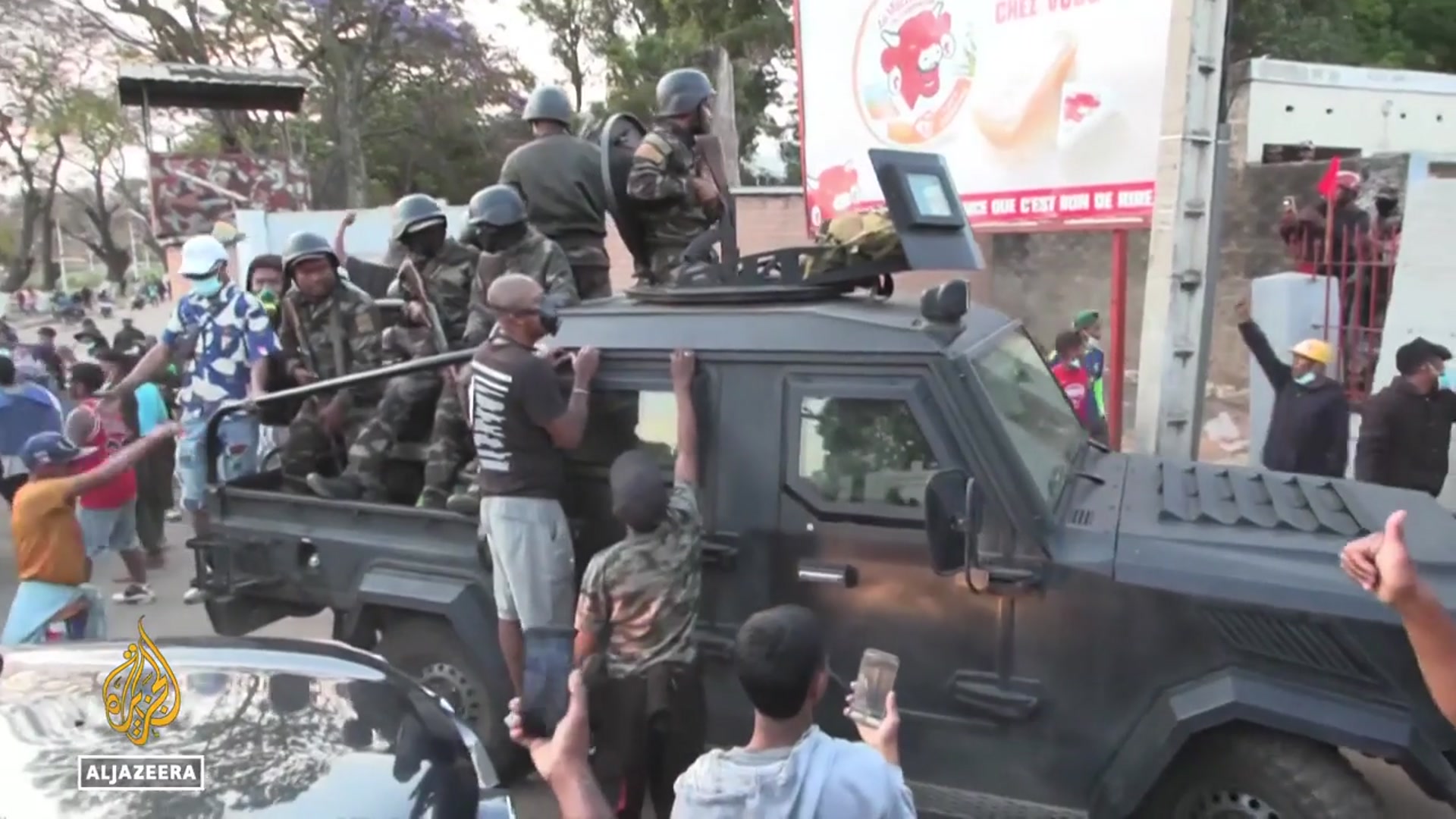 'Video thumbnail for Madagascar unrest deepens: Army joins youth-led protests'