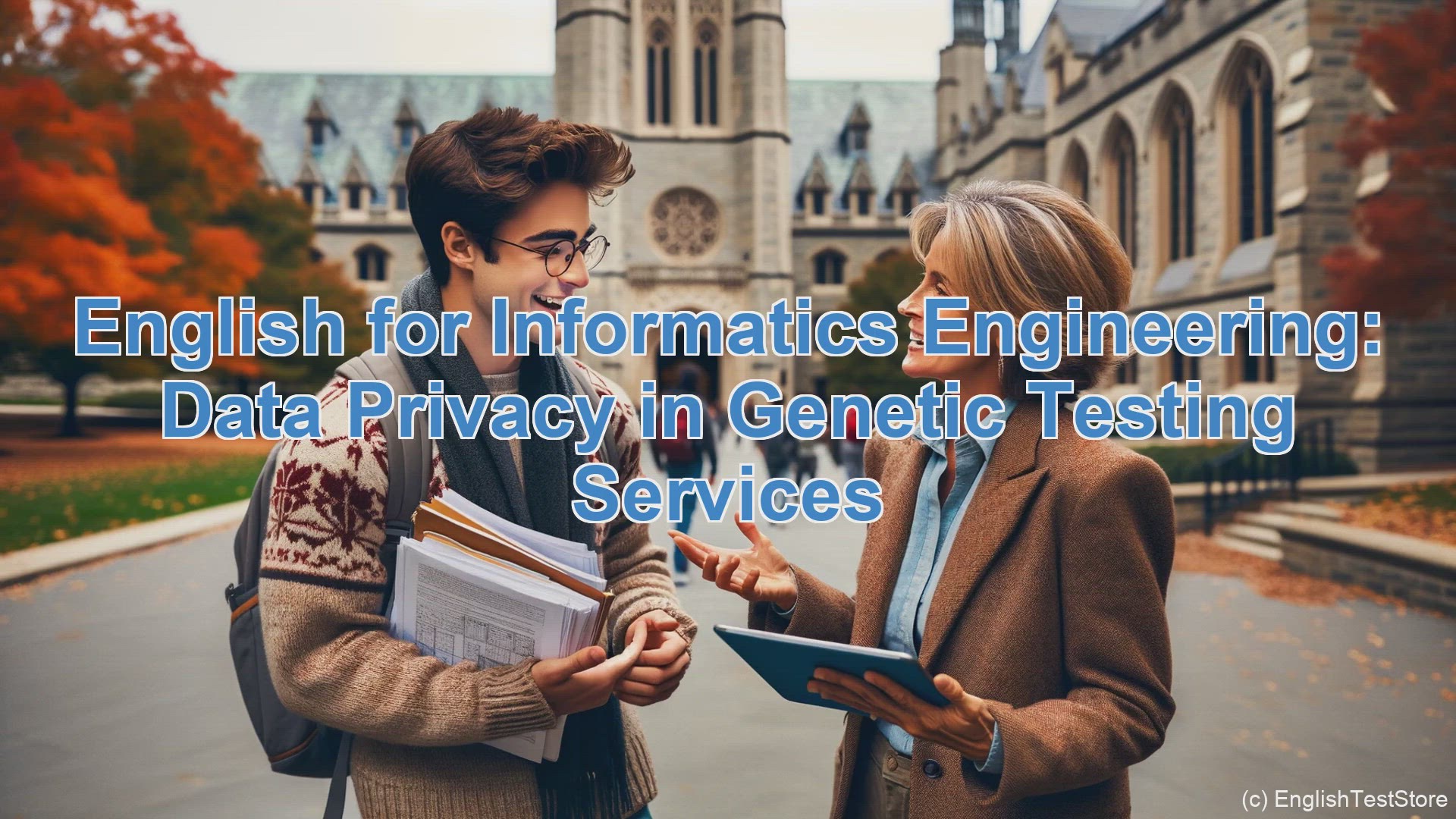 'Video thumbnail for English Conversation for Informatics Engineering: Data Privacy in Genetic Testing Services'