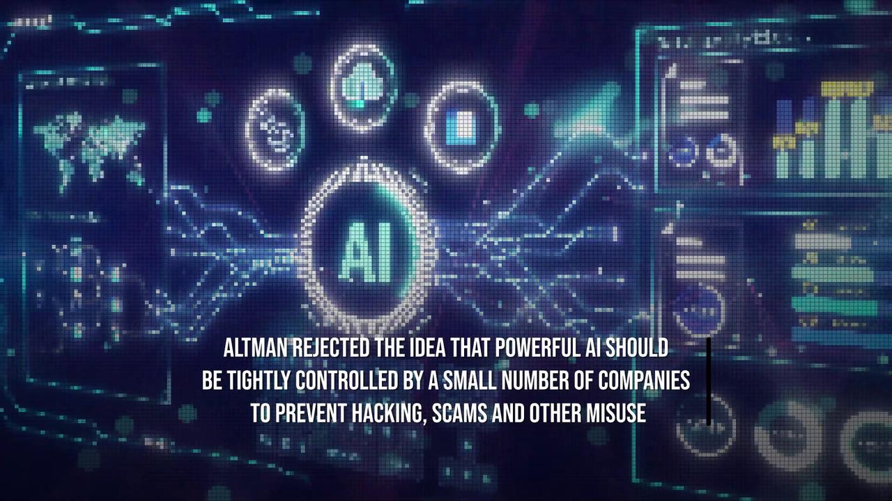 Video thumbnail for Sam Altman Says World Should Accept Some AI Risks For Its Benefits.