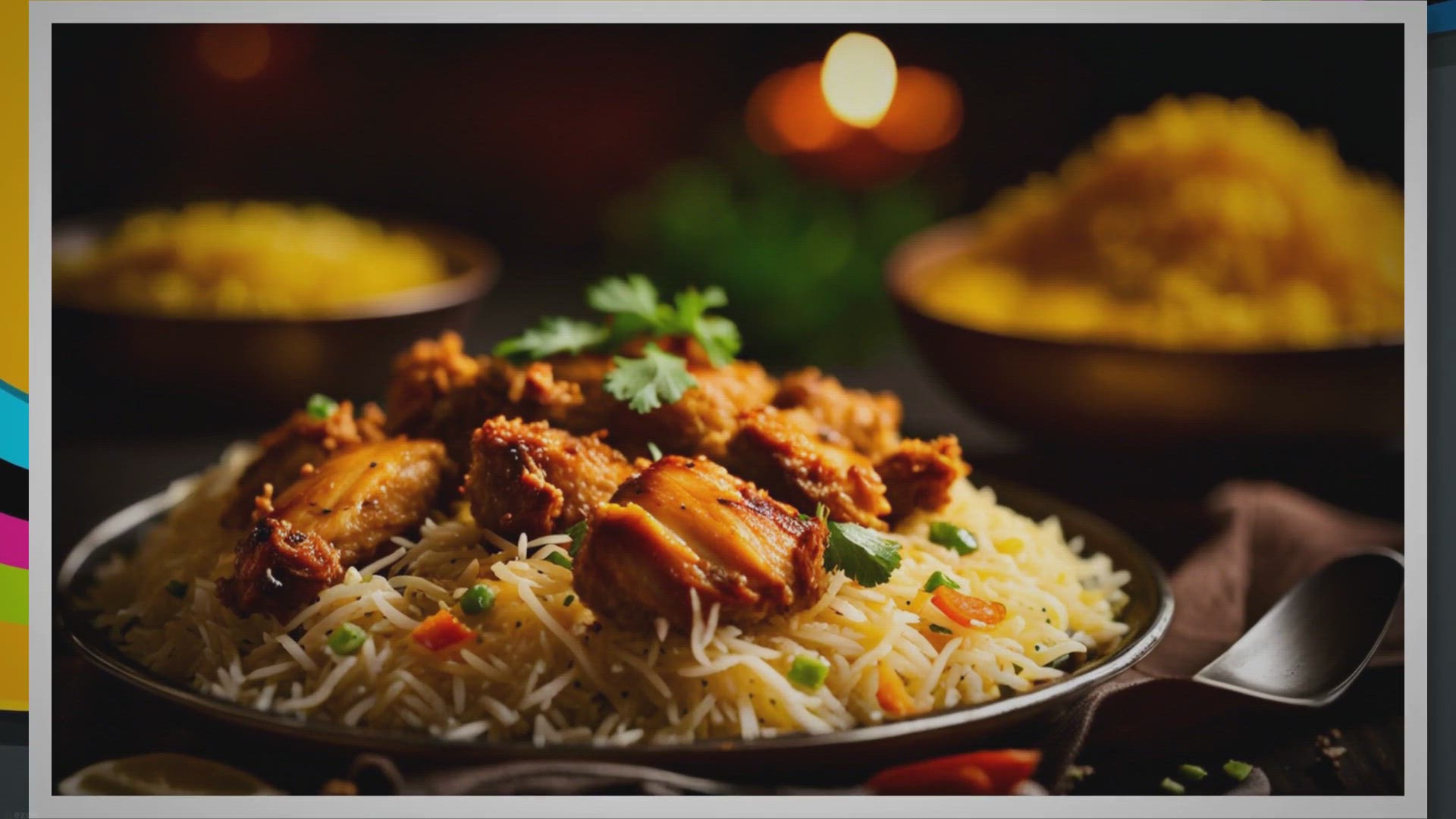 Video thumbnail for A Homemade Chicken Fry Piece Biryani Recipe: Easy Make