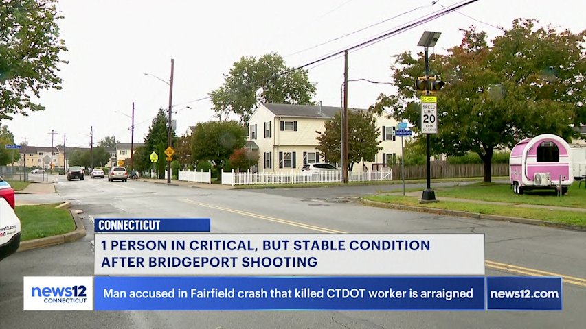Video thumbnail for 1 person in critical, but stable condition after Monday morning Bridgeport shooting