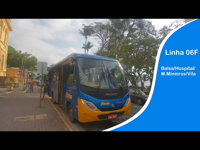 'Video thumbnail for Linha 06F-Balsa/Hospital/M. Mineiros/Vila'