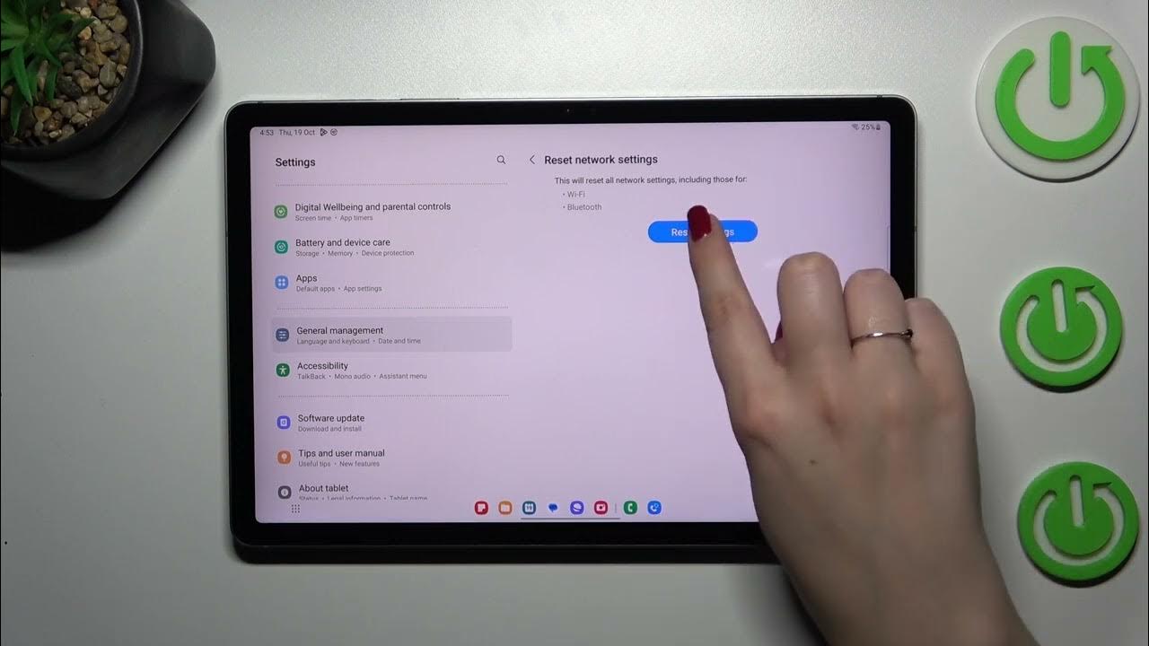Video thumbnail for How to Reset Netwok Preferences in SAMSUNG Galaxy Tab S9 FE?