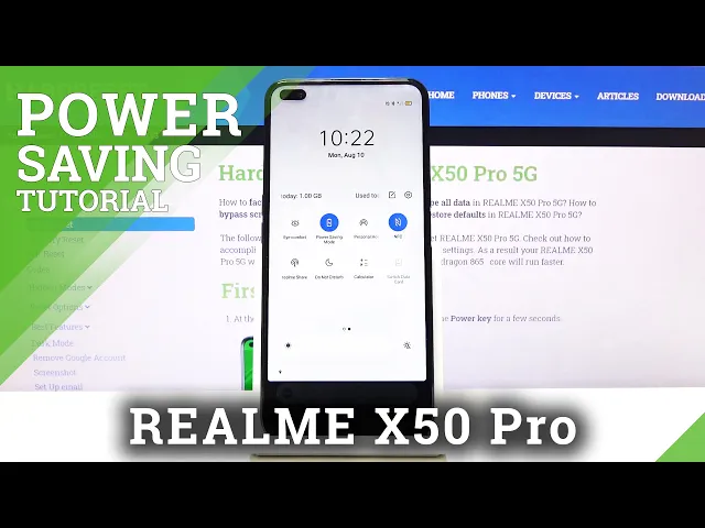 Video thumbnail for How to Enable Power Saver in Realme X50 Pro – Save Battery Power