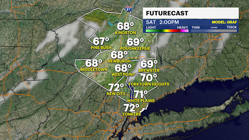 Video thumbnail for Beautiful day before showers arrive tomorrow in the Hudson Valley