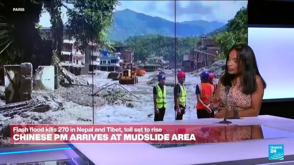 Video thumbnail for Nepal flash flood: Disaster in a geological battleground zone