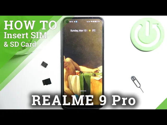 Video thumbnail for How to Insert SIM and SD Card into REALME 9 Pro - Input SIM Card