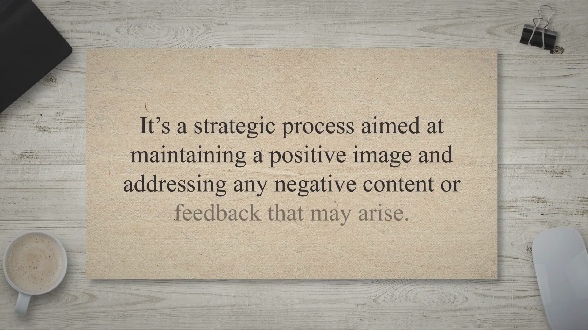 'Video thumbnail for Overview of Online Reputation Management?'