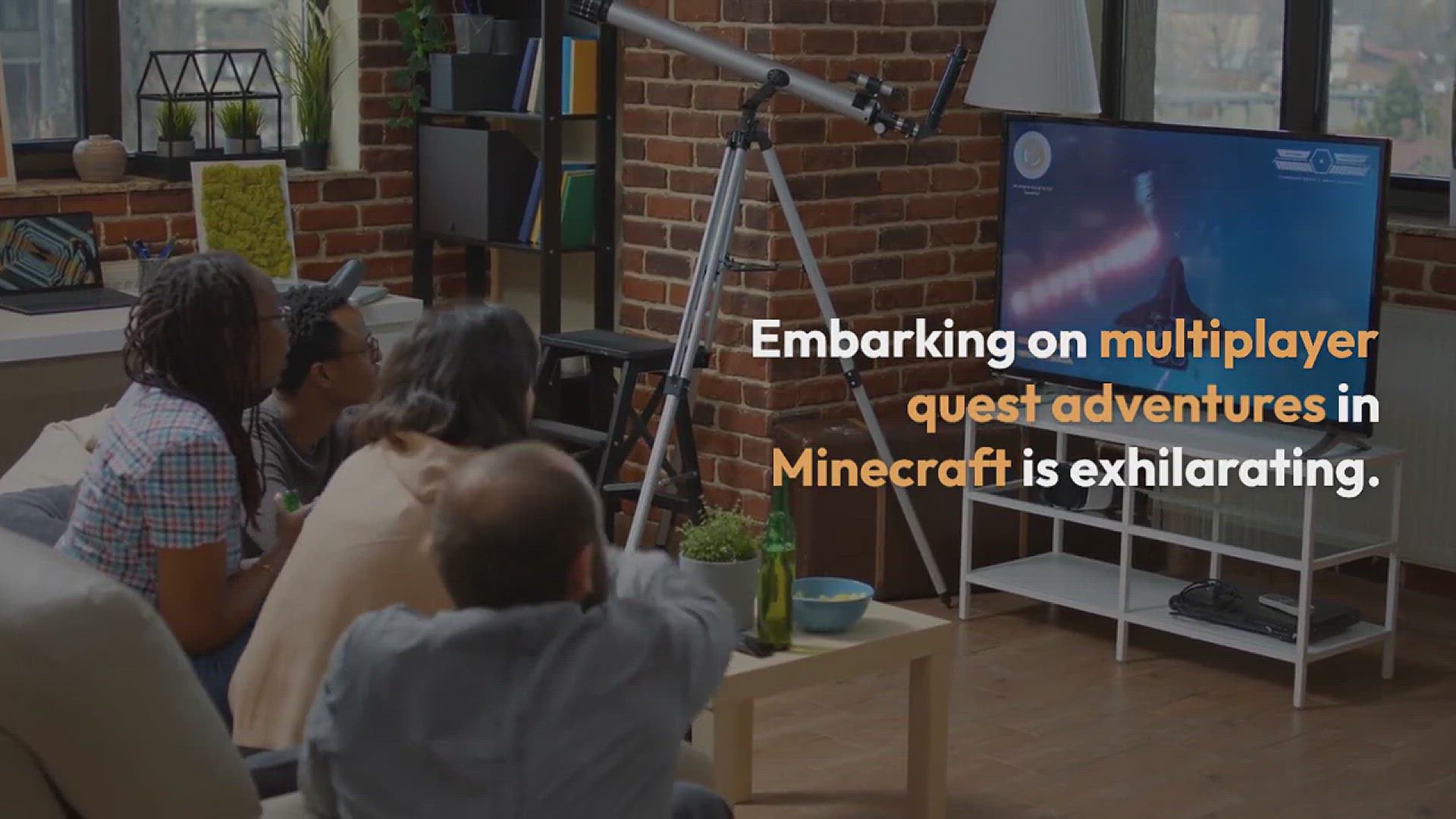 'Video thumbnail for Multiplayer Quest Adventures in Minecraft'