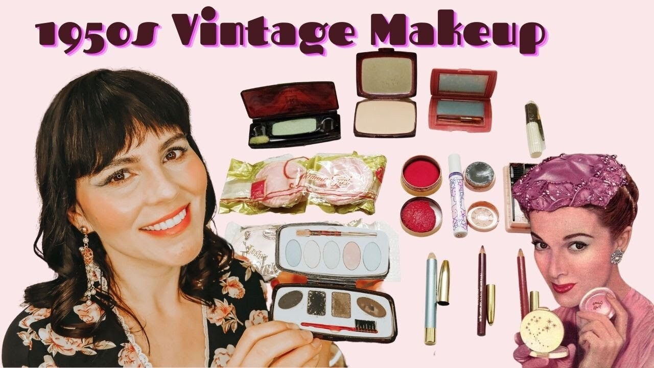 'Video thumbnail for Testing out my Vintage 1950s Makeup Collection'