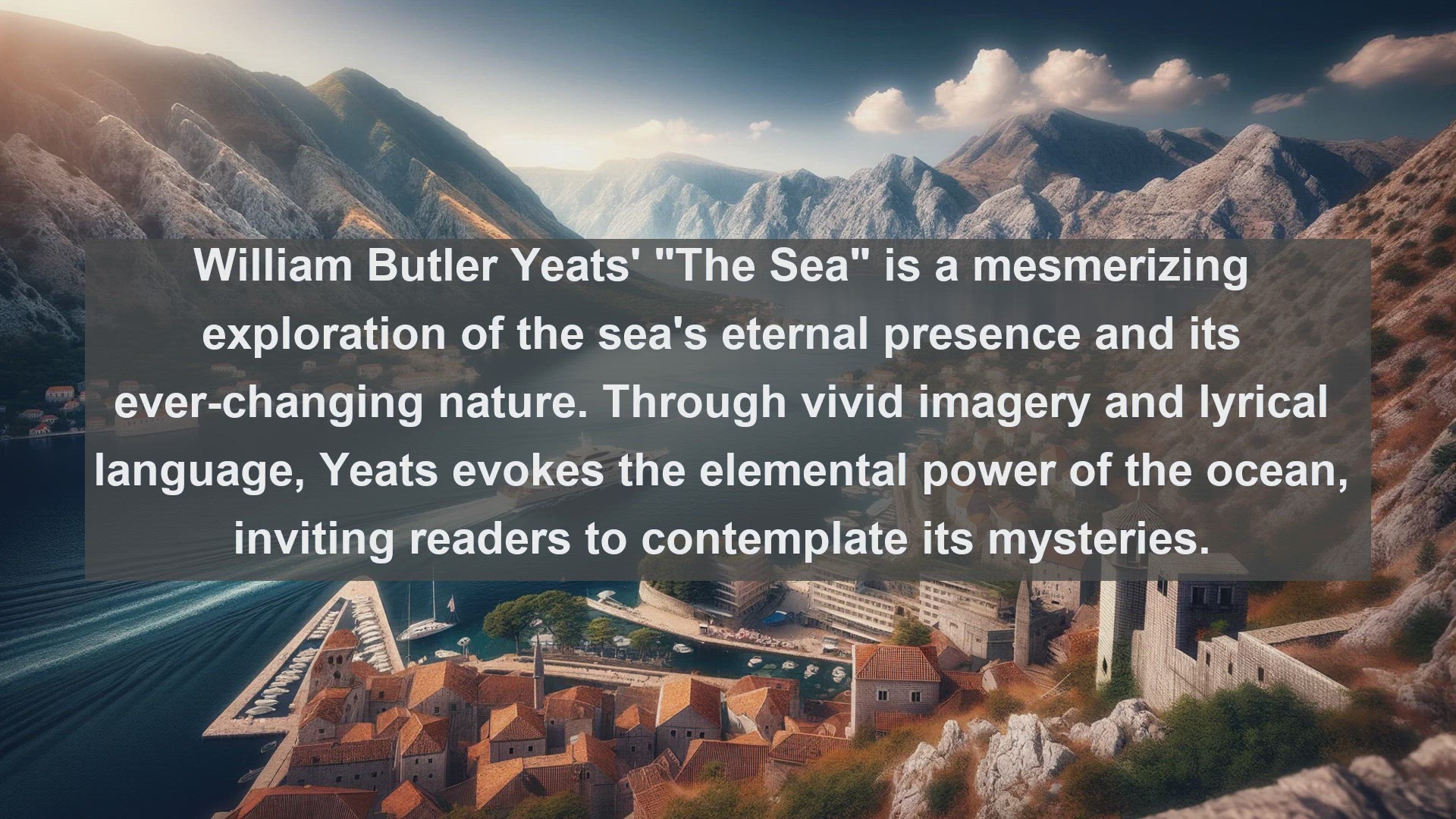 'Video thumbnail for Top 10 Irish Poems About the Sea'