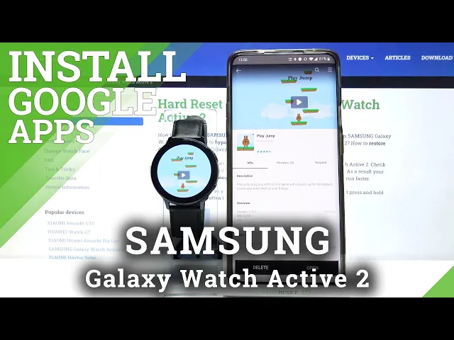 Video thumbnail for How to Install Applications in SAMSUNG Galaxy Watch Active 2 – Download Apps