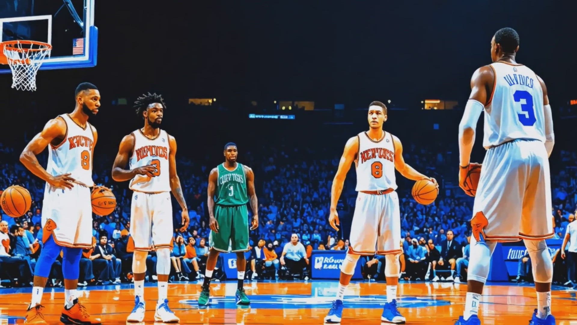 'Video thumbnail for Knicks vs Celtics: NBA Rivalry Heats Up in 2025'