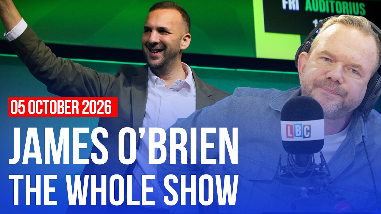 Video thumbnail for 'The Israeli government is racist, that doesn't mean Zionism is' | James O'Brien - The Whole Show