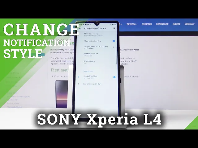 Video thumbnail for How to Set LED Notification in SONY Xperia L4 – Notification Settings