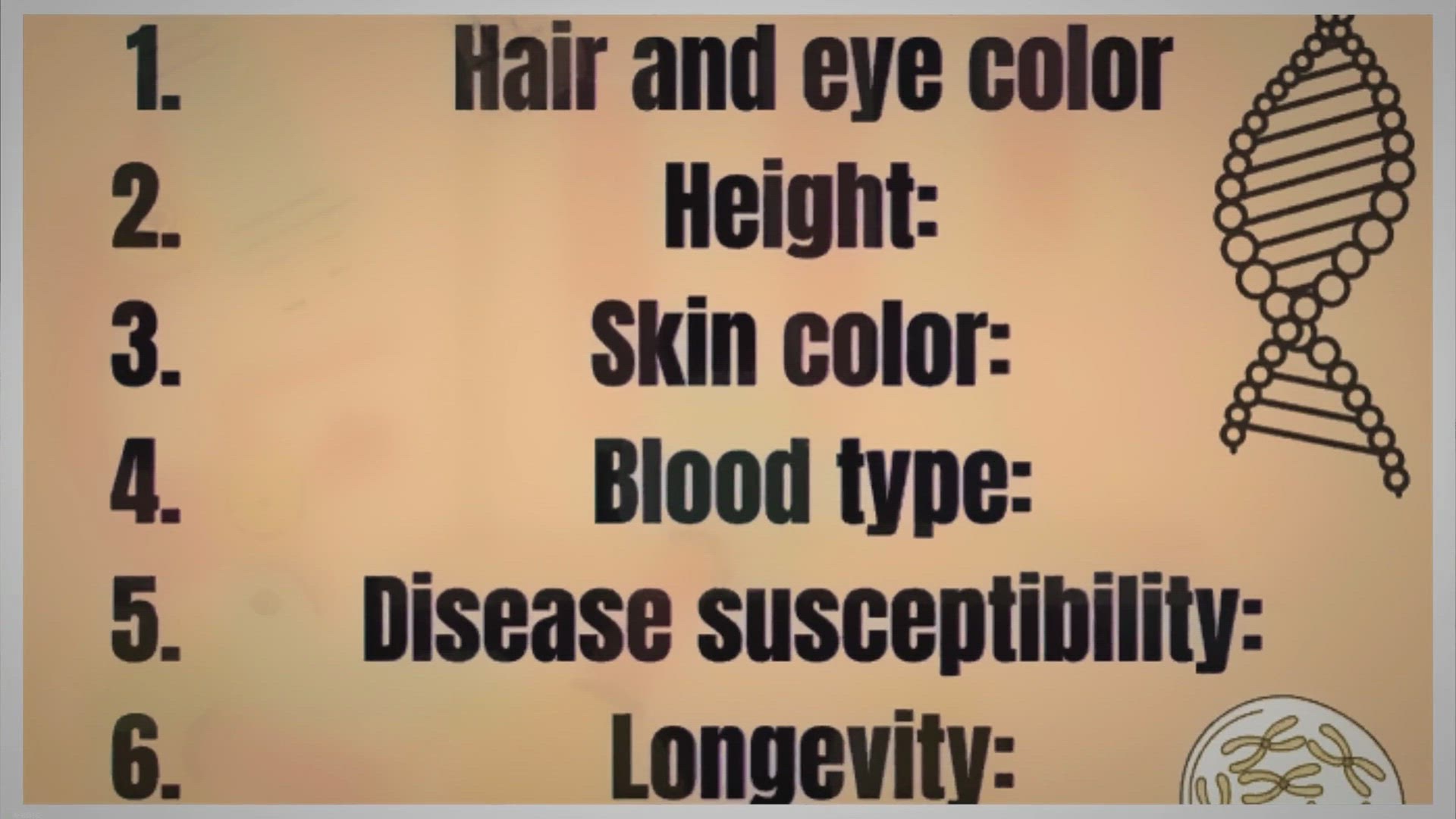 Video thumbnail for Traits That Are Inherited, Traits Inherited From Parents, Father