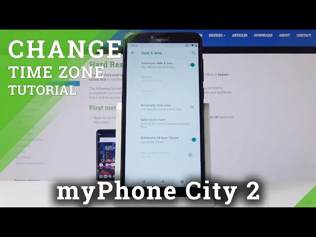 Video thumbnail for How to Set Time and Date in myPhone City 2 – Simple Instructions