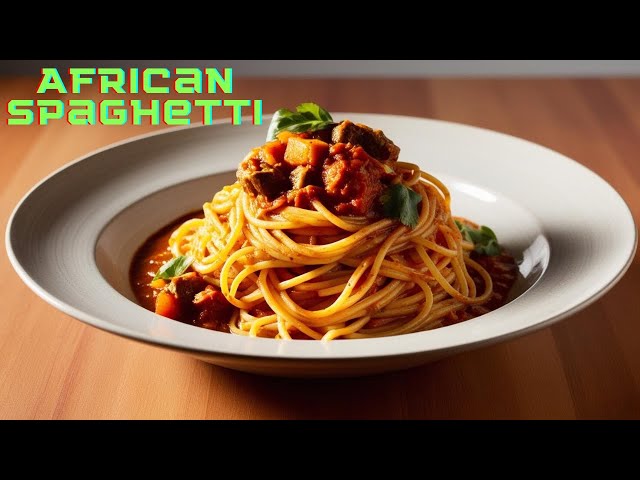 'Video thumbnail for African Spaghetti Recipe: A Flavorful Twist on a Classic Dish'