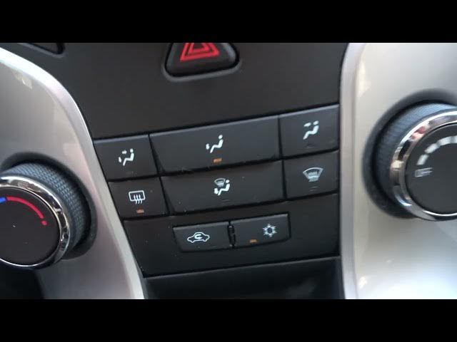 Video thumbnail for How to Enable or Disable Rear Windshield Blowing in Chevrolet Cruze (2008 - 2016) - Rear Airflow