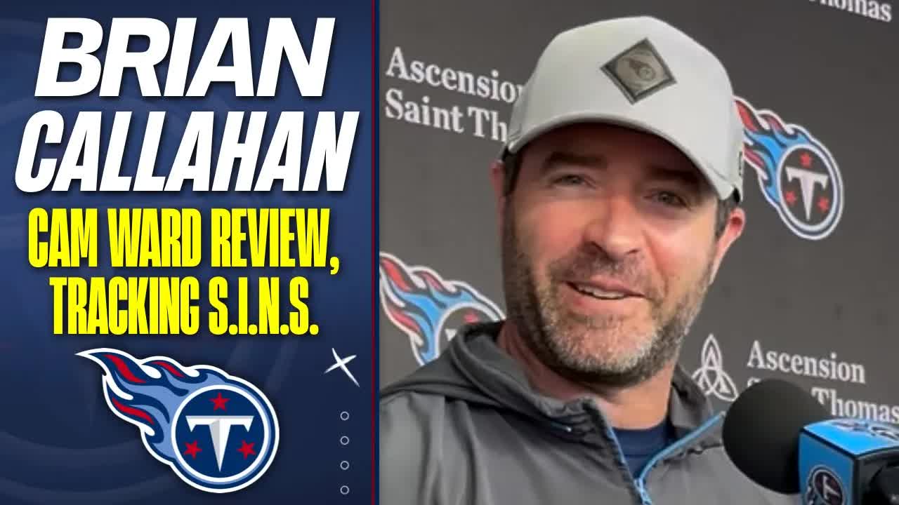 Video thumbnail for a to z sports nashville: titans hc brian callahan on cam ward progress & offseason program