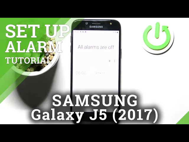 Video thumbnail for How to Set Up Alarm Clock on Samsung Galaxy J5 2017 – Add Alarm Clock