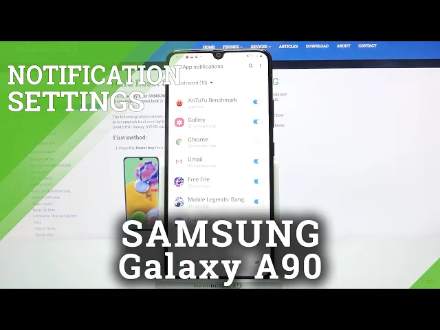 Video thumbnail for Notifications Settings in SAMSUNG Galaxy A90 – Customize Notifications