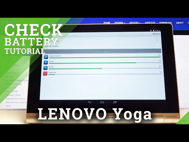 Video thumbnail for How to Check Battery Percentage in LENOVO Yoga – Show Battery Info