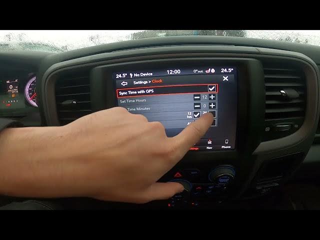 Video thumbnail for How to Manually Change Date and Time in Dodge Ram 1500 II ( 2019 - now ) - Manage Time Settings
