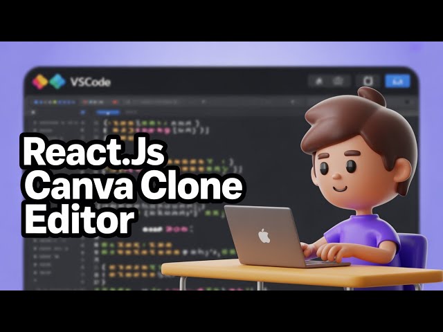Video thumbnail for Build a React.js Canva Clone Image & PDF Graphics Editor Using Fabric.js & Canvas in Browser