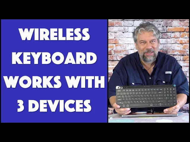 Video thumbnail for JLAB JBuds Multi-Device Wireless Keyboard -- DEMO & REVIEW
