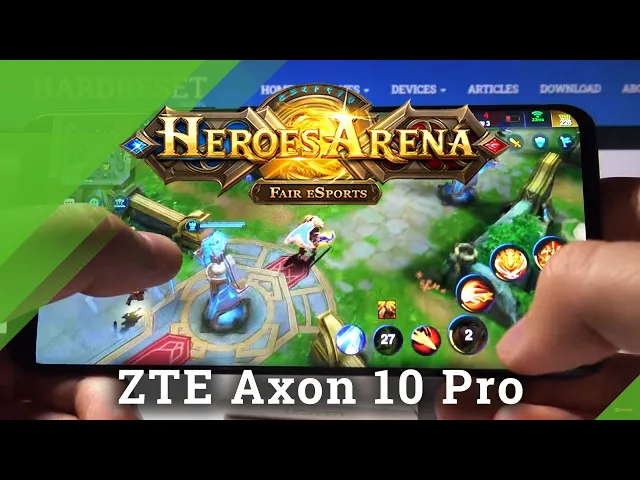 Video thumbnail for Heroes Arena on ZTE Axon 10 Pro