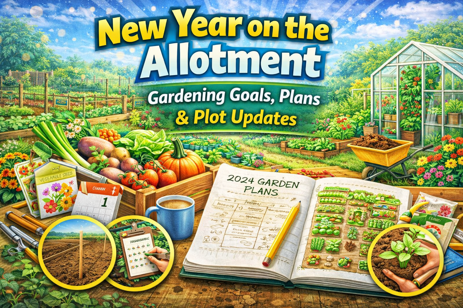 Video thumbnail for New Year on the Allotment | Gardening Goals, Plans & Plot Updates