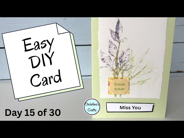 Video thumbnail for How to Make a Beautiful Nature Card in Minutes!