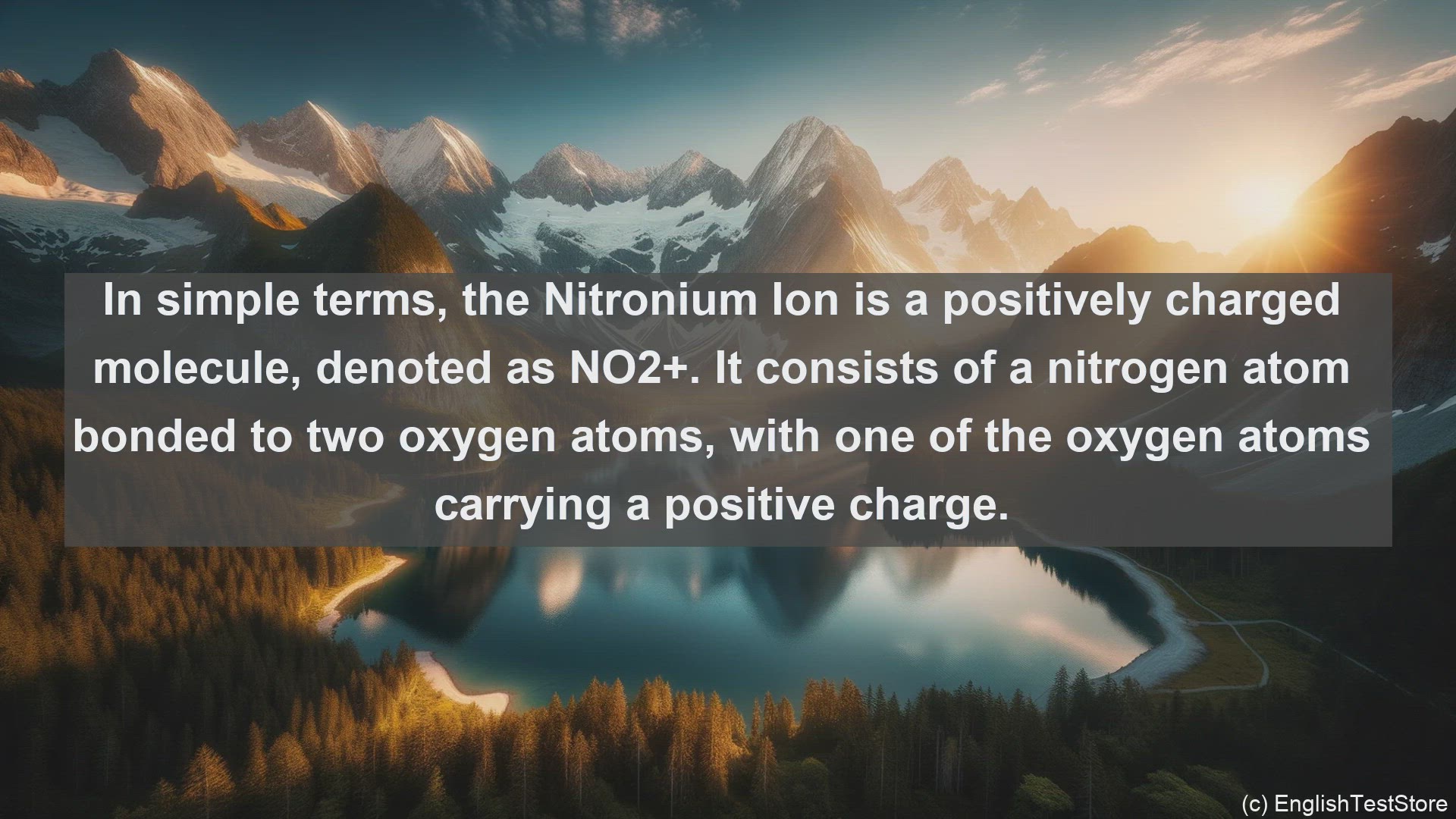 'Video thumbnail for Nitronium ion in science  definition and examples'