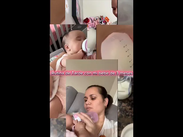 Video thumbnail for Rutina de tarde con mi bebe de 3 meses