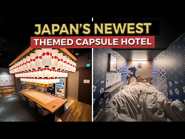 Video thumbnail for One Night inside Japan's NEW $30 Ninja & Geisha Capsule Hotel