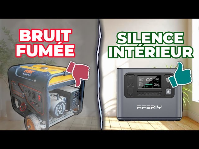 Video thumbnail for ⚠️ Groupe électrogène en intérieur ? ❌ Voici la solution SILENCIEUSE ⚡ | Aferiy P280