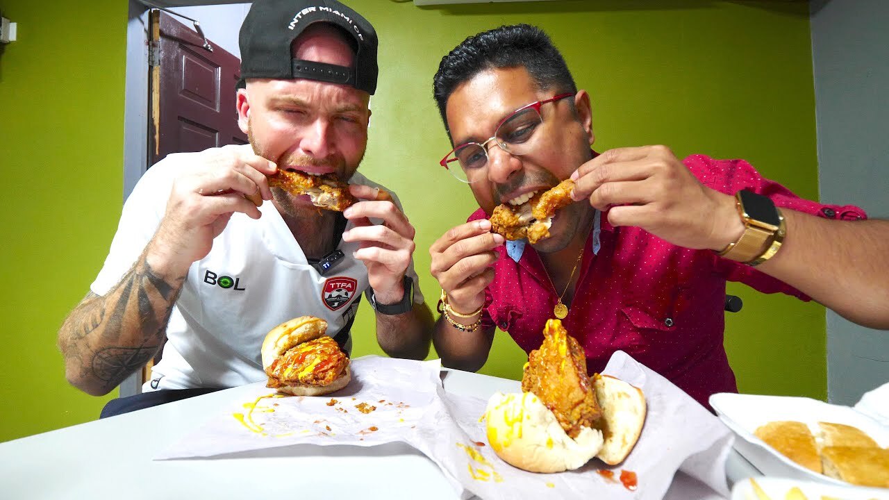 Video thumbnail for The CRISPIEST FRIED Chicken in TOBAGO!! Block 22 Chicken and Fish in Canaan, Tobago!!