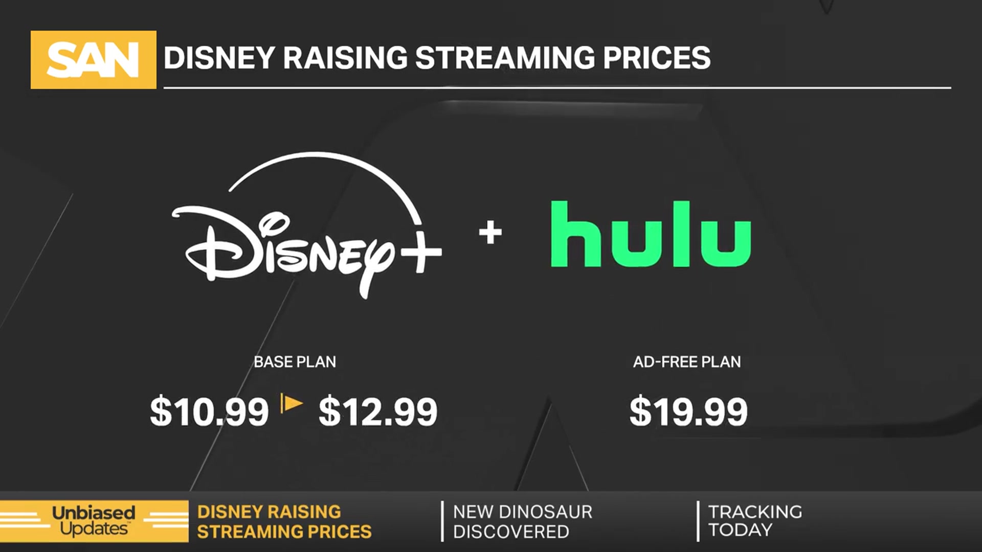 'Video thumbnail for Disney raises streaming prices amid Jimmy Kimmel backlash'