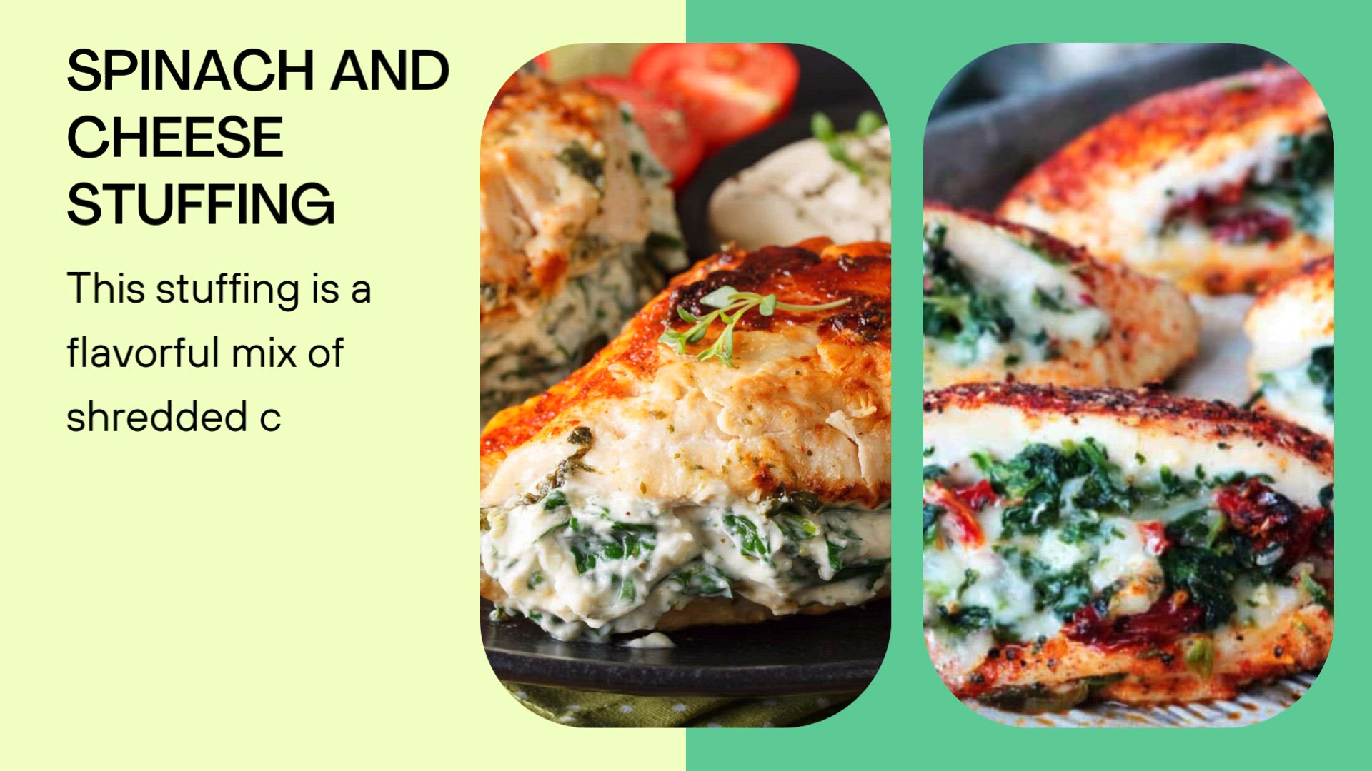 Video thumbnail for Stuffed Chicken Breast Recipe