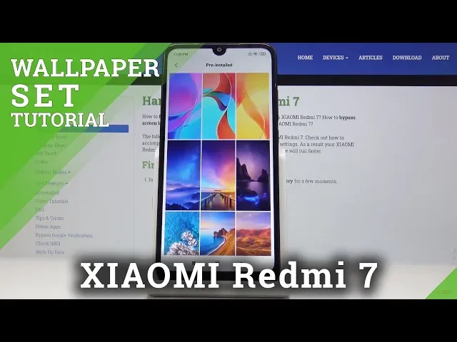 Video thumbnail for How to Change Wallpaper in XIAOMI Redmi 7 – Set Up Home Screen