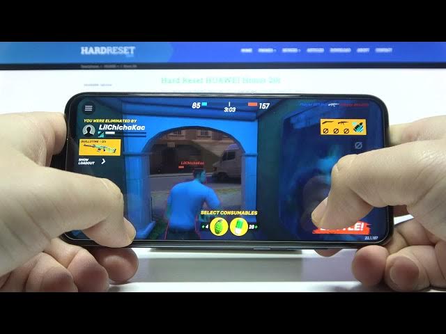 Video thumbnail for Performance Test of HONOR 20i - Gods of Boom Gameplay