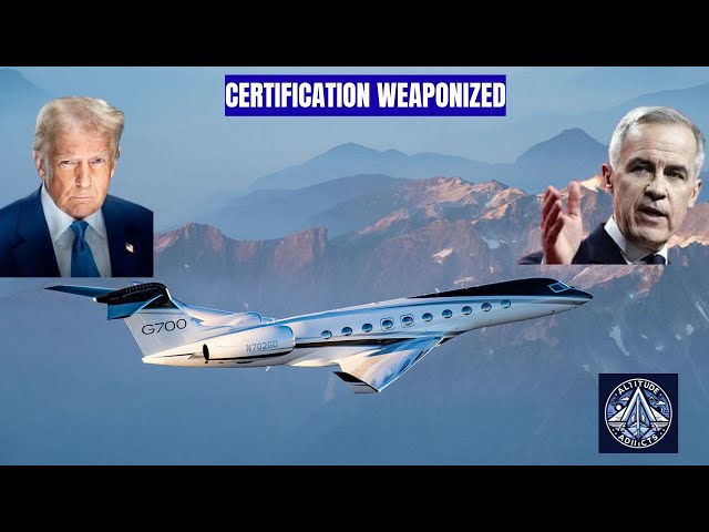 Video thumbnail for US Threatens to Decertify Canadian Aircraft Over Gulfstream Jet Dispute