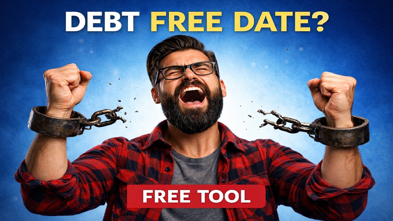 Video thumbnail for See Your EXACT Debt-Free Date (Free Calculator) #debtfreejourney #debtfree
