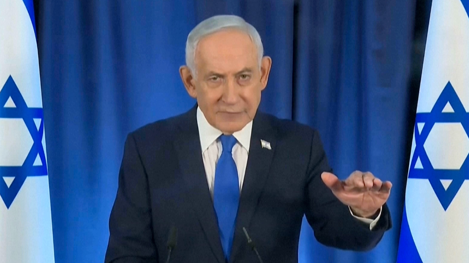 Video thumbnail for Netanyahu says Israeli strikes killed Iranian nuclear scientists