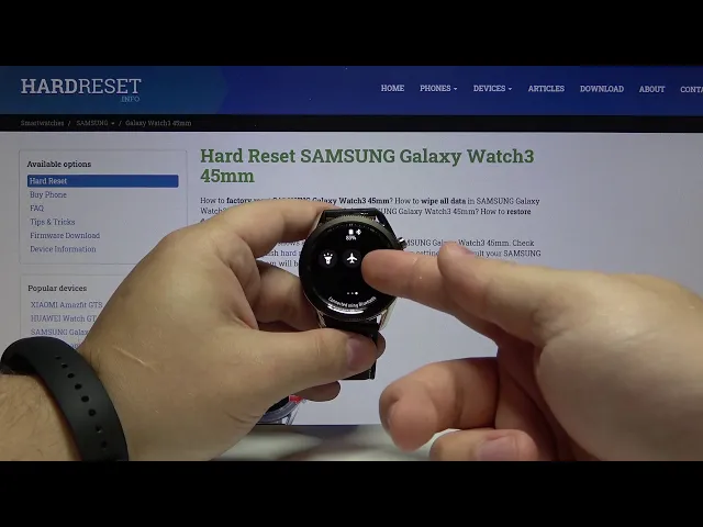 Video thumbnail for How to Enable Airplane Mode in Samsung Galaxy Watch3 - Turn Off All Networks
