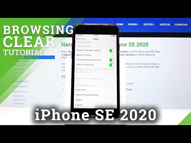 Video thumbnail for How to Delete Internet History on iPhone SE 2020 – Clear Browser Data