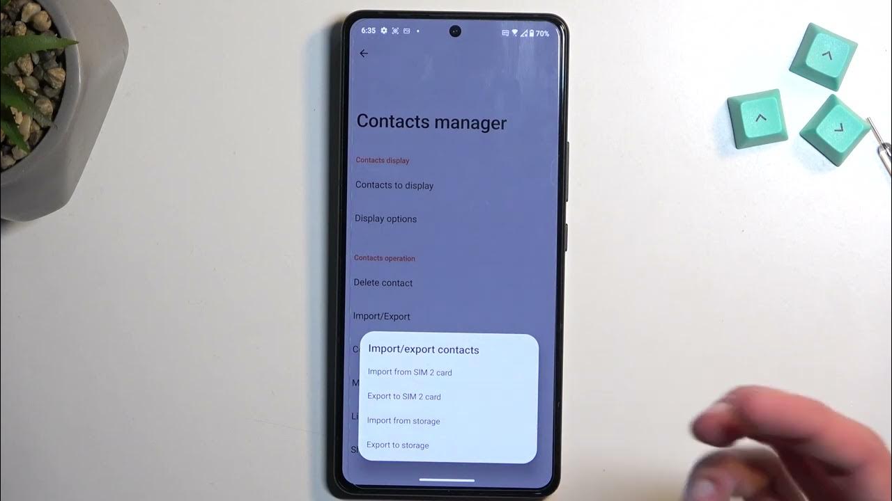 Video thumbnail for How to Copy Contacts from SIM Card to Internal Storage on ASUS ROG Phone 8 Pro
