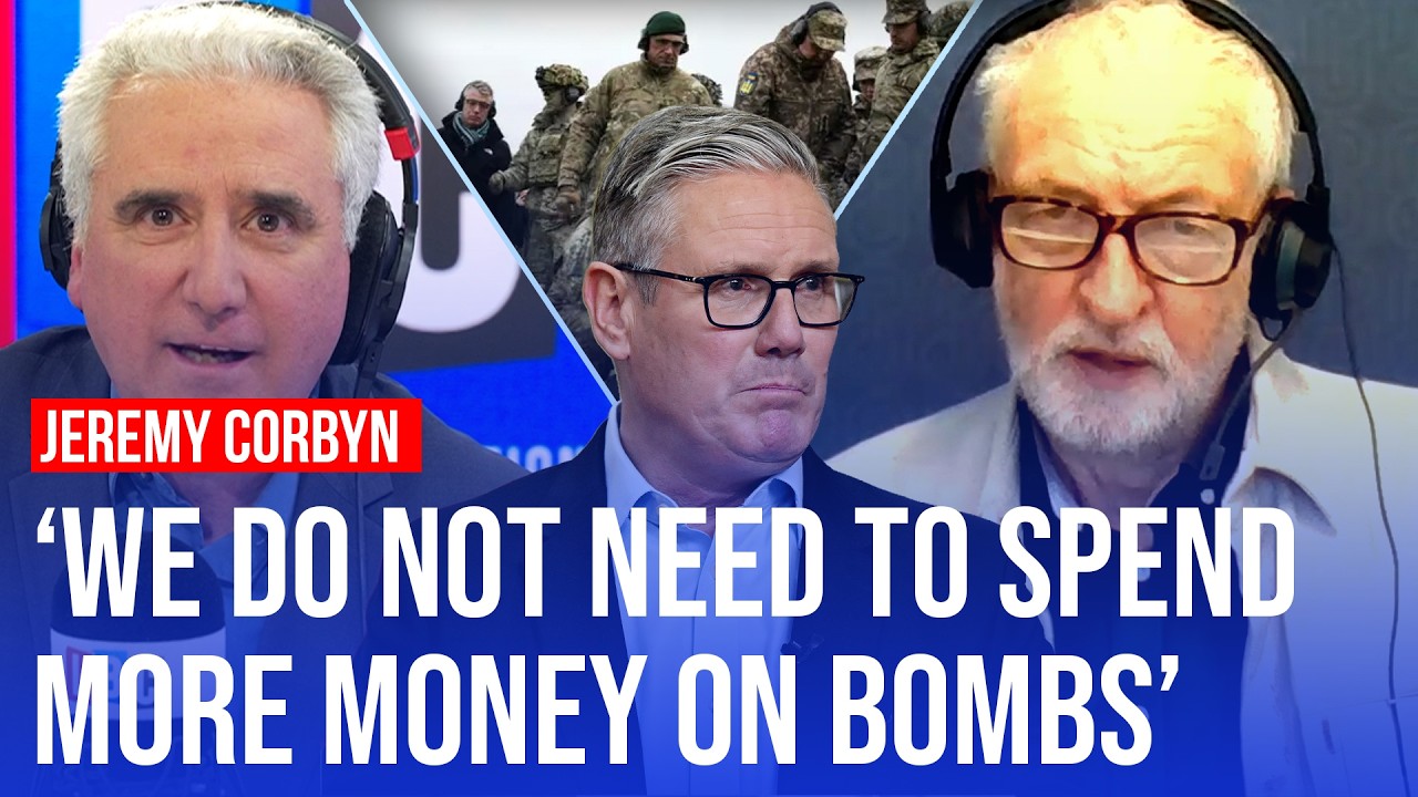 Video thumbnail for 'Welfare over warfare' | Jeremy Corbyn on UK's defence spending