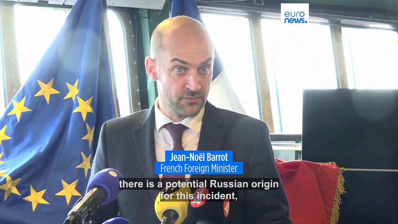 Video thumbnail for Suspected Russian drone neutralised near French aircraft carrier Charles de Gaulle in Sweden